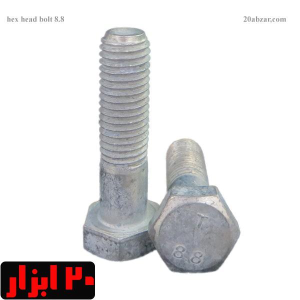 پیچ خشکه M14 با روکش گالوانیزه