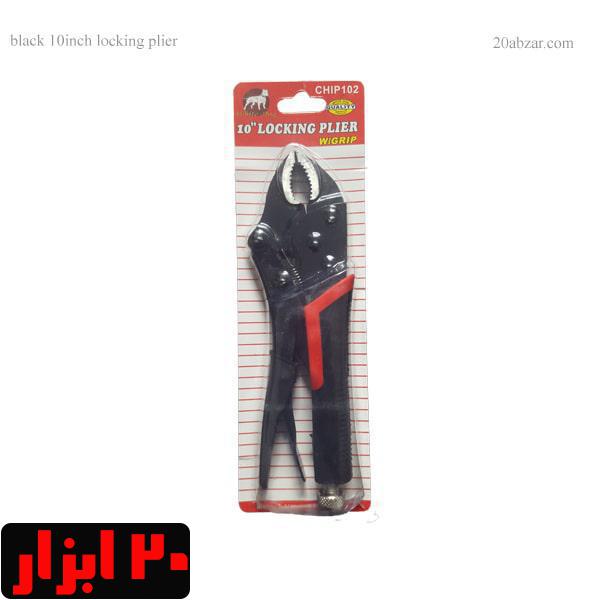 انبر قفلی مشکی روکشدار