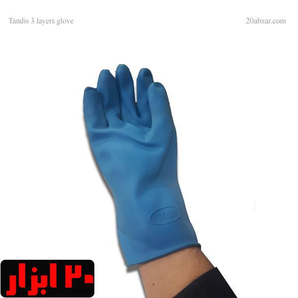 دستکش سوپر لاتکس تندیس سه لایه - Image 2