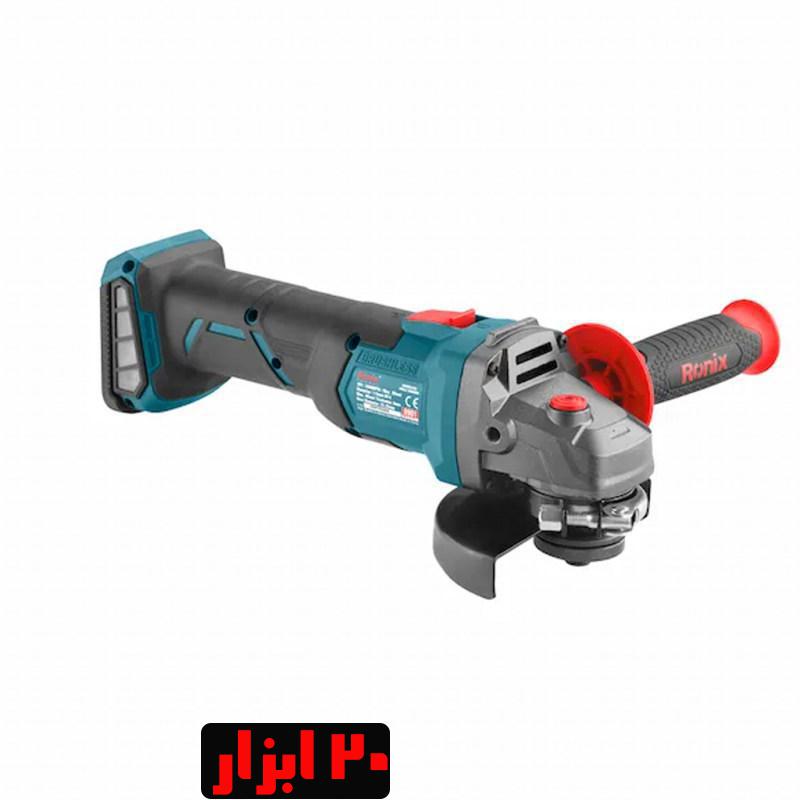 مینی فرز شارژی 20 ولت رونیکس موتور براشلس مدل 8901