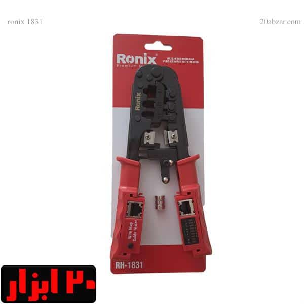 انبر تستر و سوکت زن تلفن و شبکه رونیکس مدل RH-1831