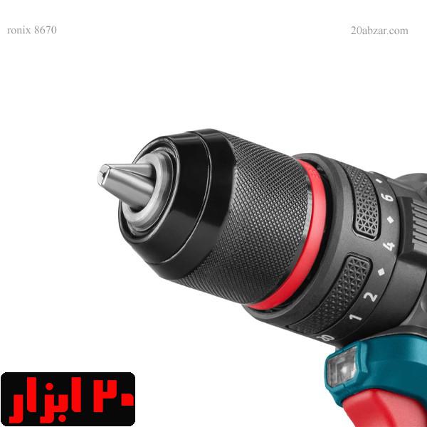 ابزارگیر-دریل-شارژی-8670-رونیکس