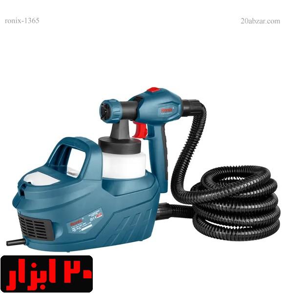 پیستوله برقی خرطومی 650 وات HVLP رونیکس مدل 1365 - Image 2